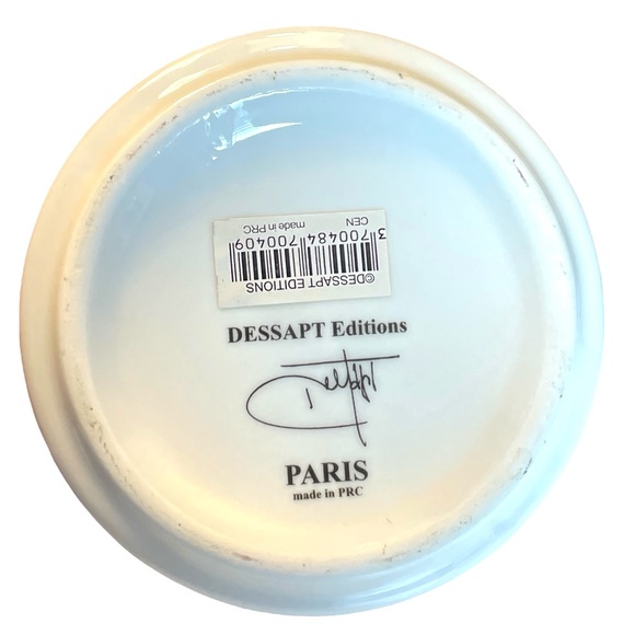 Dessapt Editions Paris Ashtray Trinket Dish Eiffel Tower & Monuments Souvenir - Picture 10 of 12